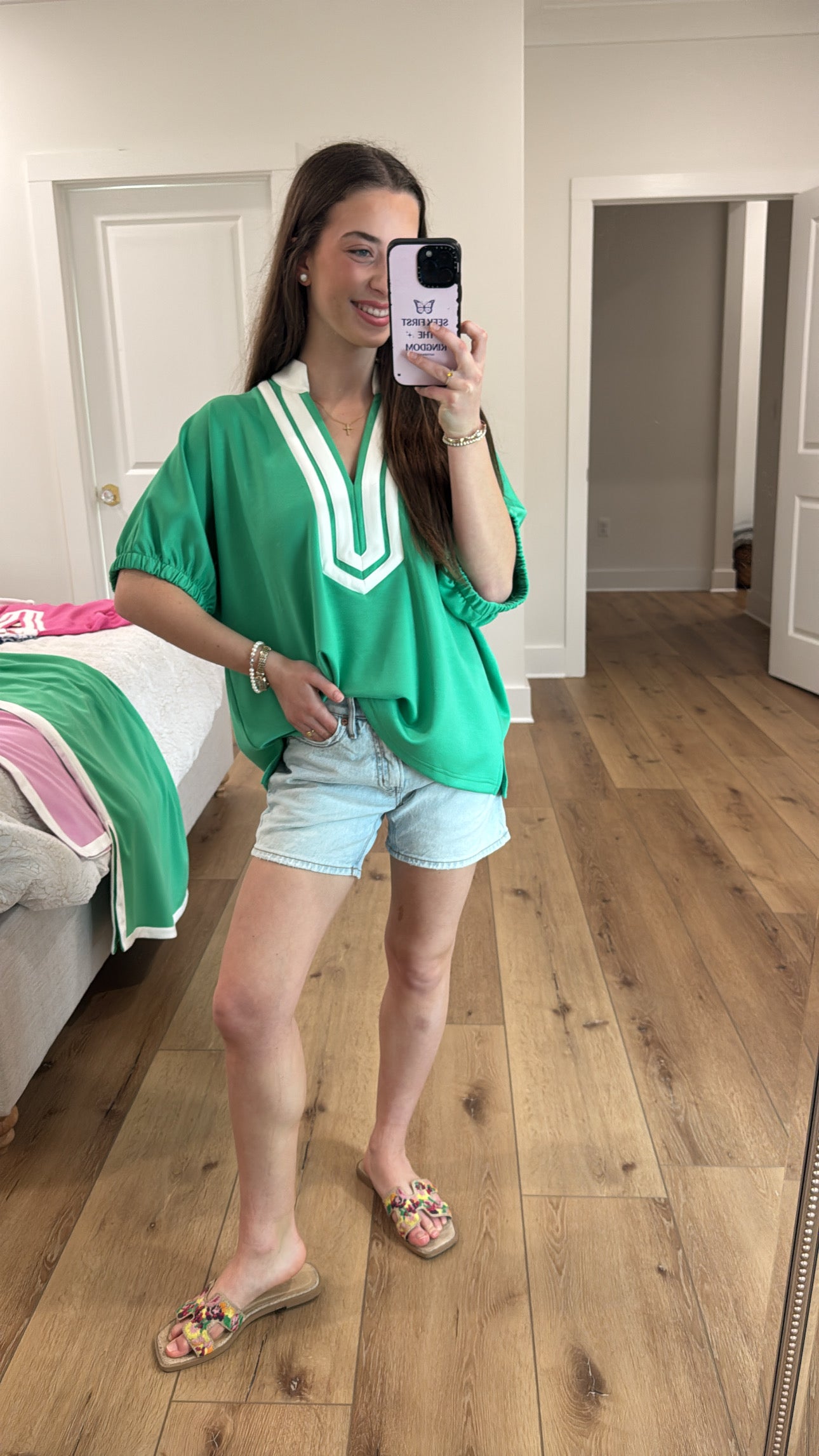 Style and Simplicity Green Top