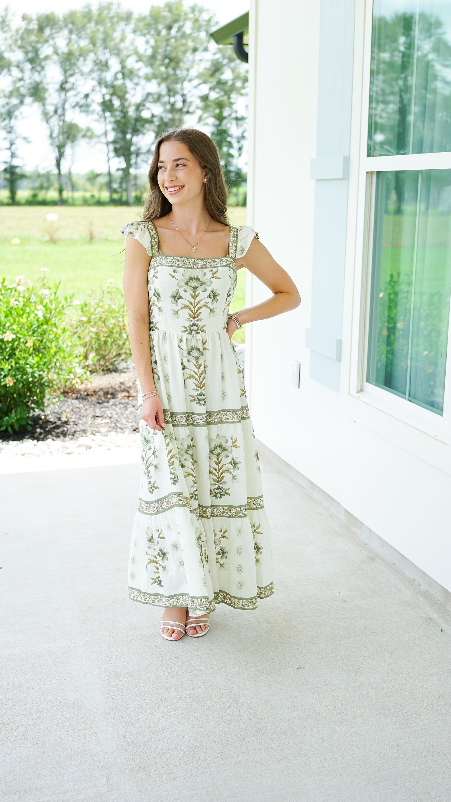A Step Forward Midi Dress