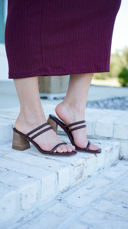 Crazy Over Chocolate Heels