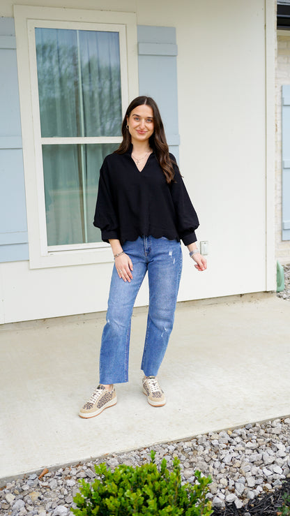 Don’t Overthink It Black Top