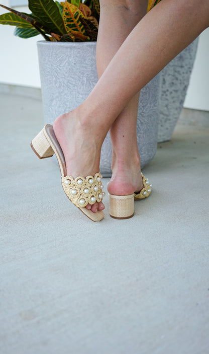 Pretty In Pearls Heels