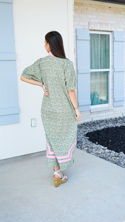 Under The Palms Midi Dress