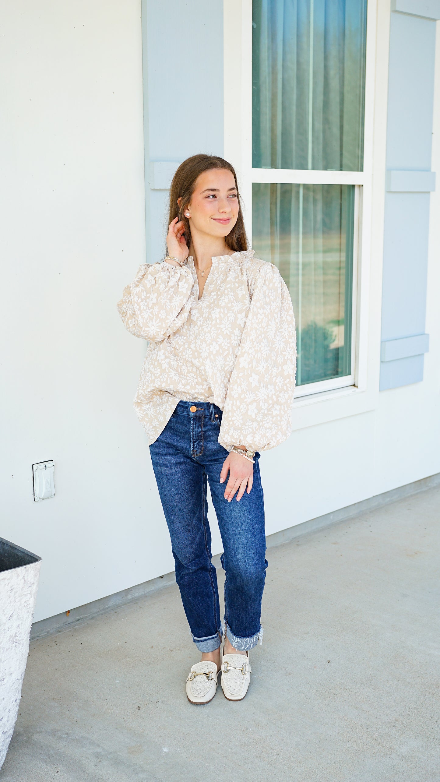 Grace Upon Grace Cream Long Sleeve