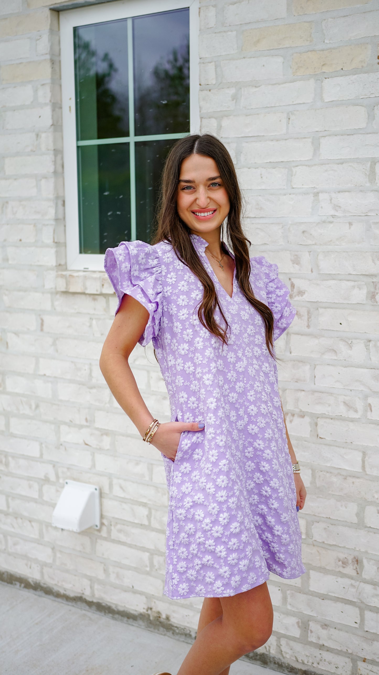 Frolick In Lavender Dress