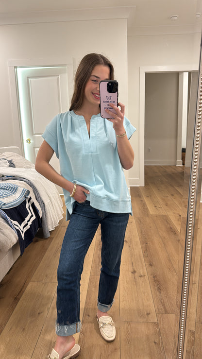 Easy Going Blue Top