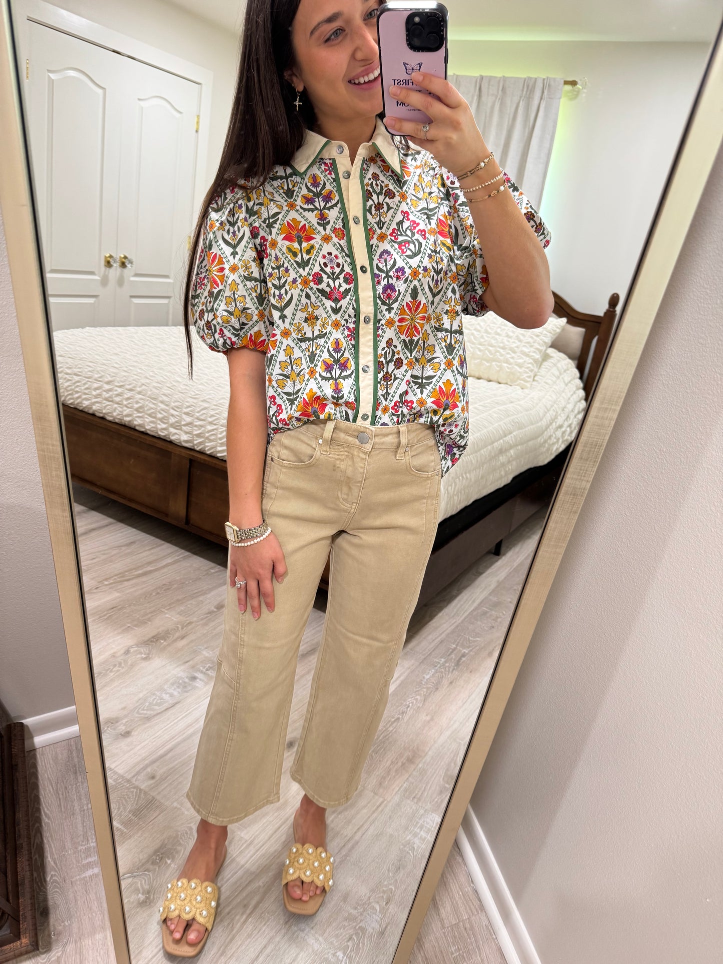 Clear It Up Latte Jeans