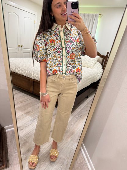 Clear It Up Latte Jeans