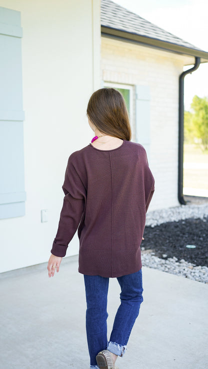 Nothing Like It Brown Sweater