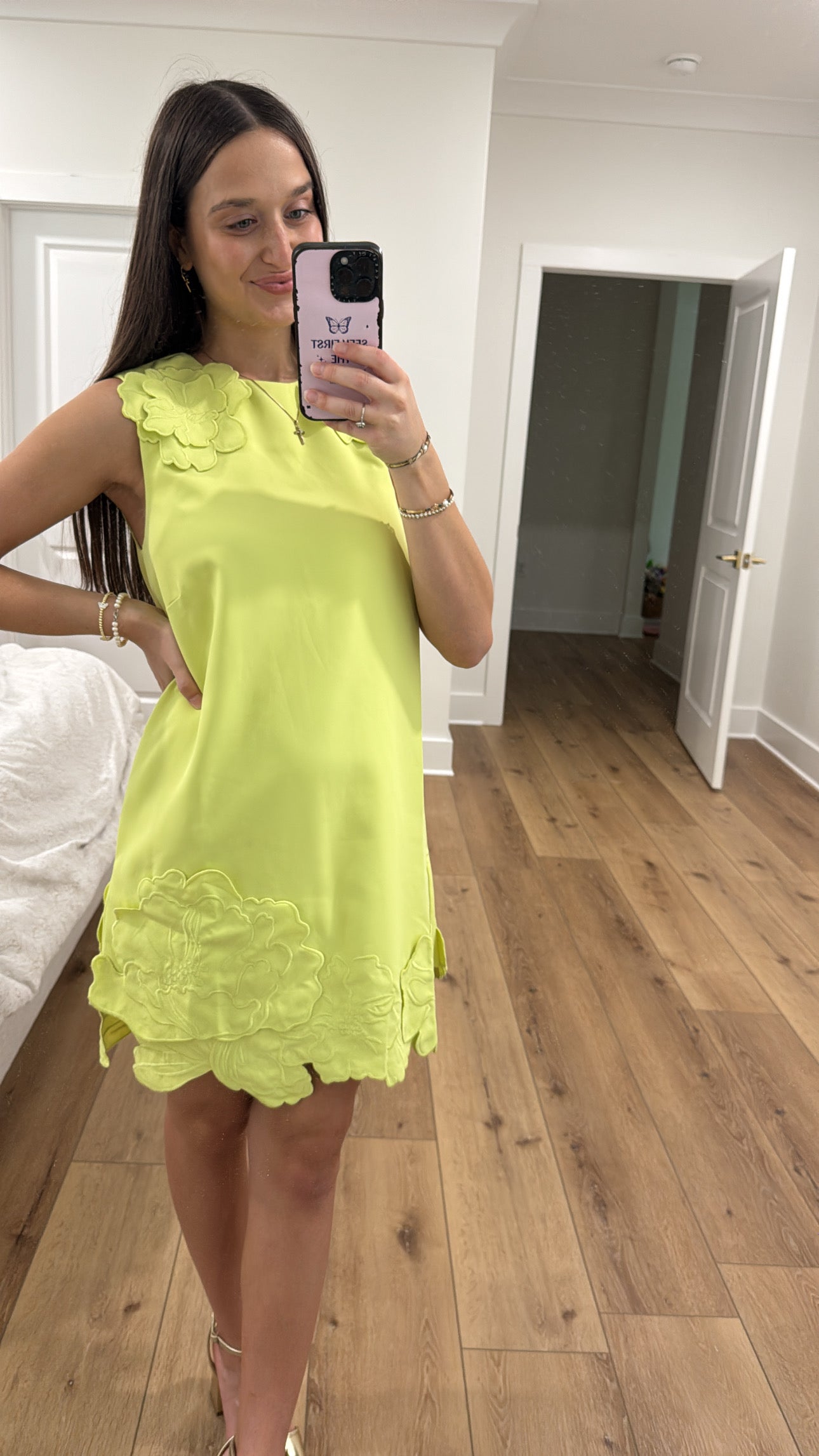 Evening In Chartreuse Dress
