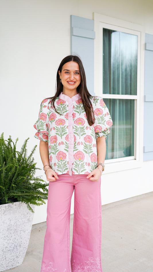 Up For Fun White Top