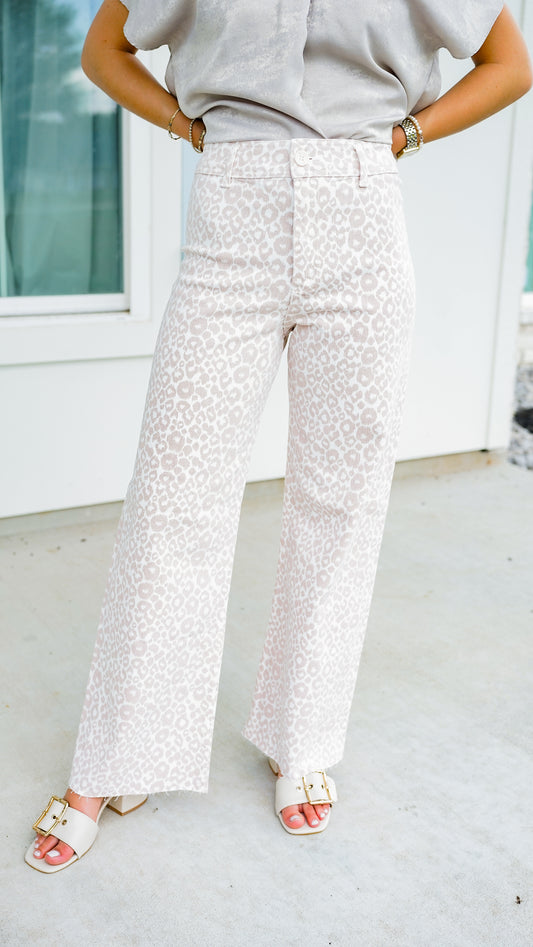 Never Better Leopard Pants