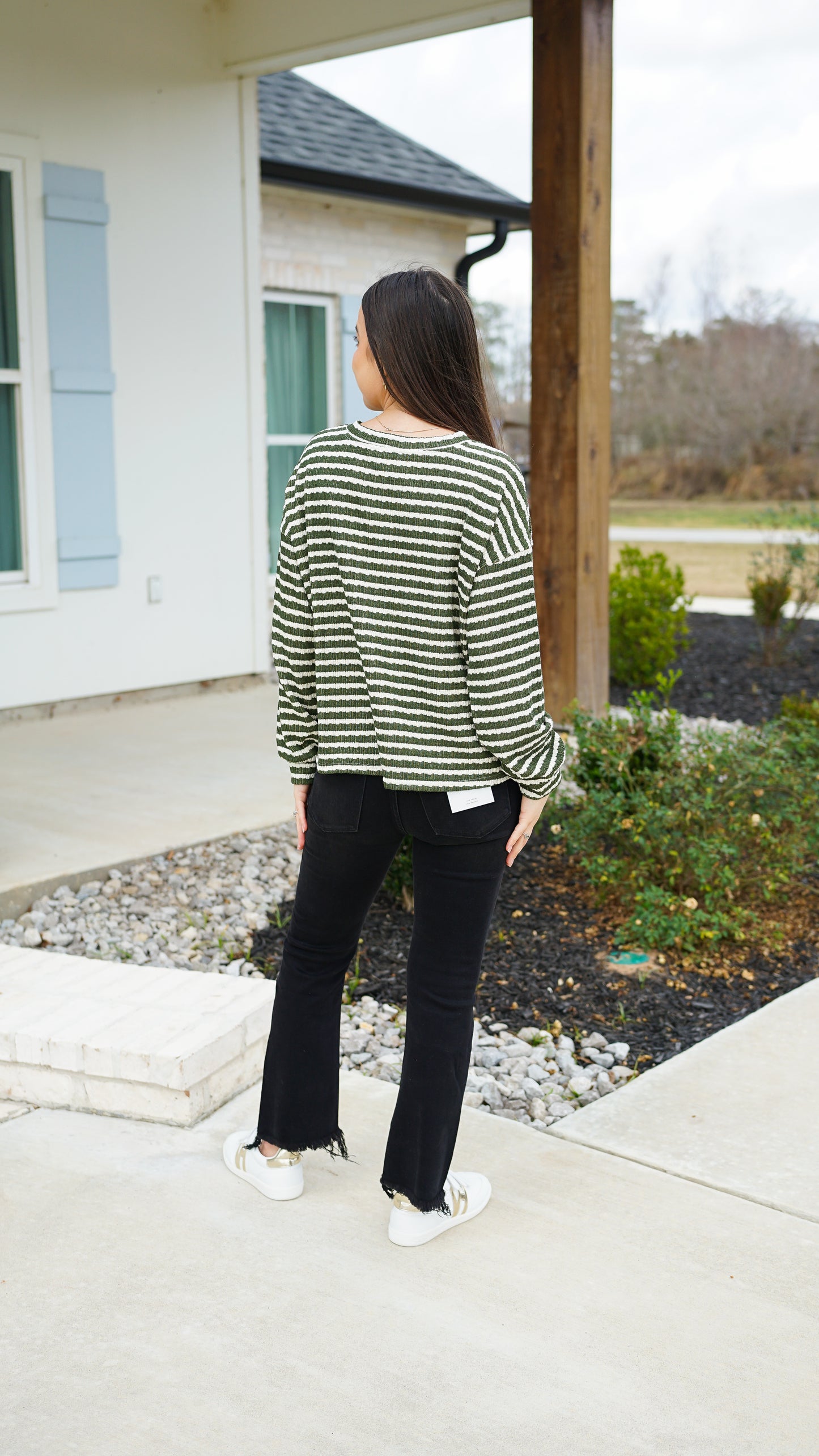 Simple In Stripes Top