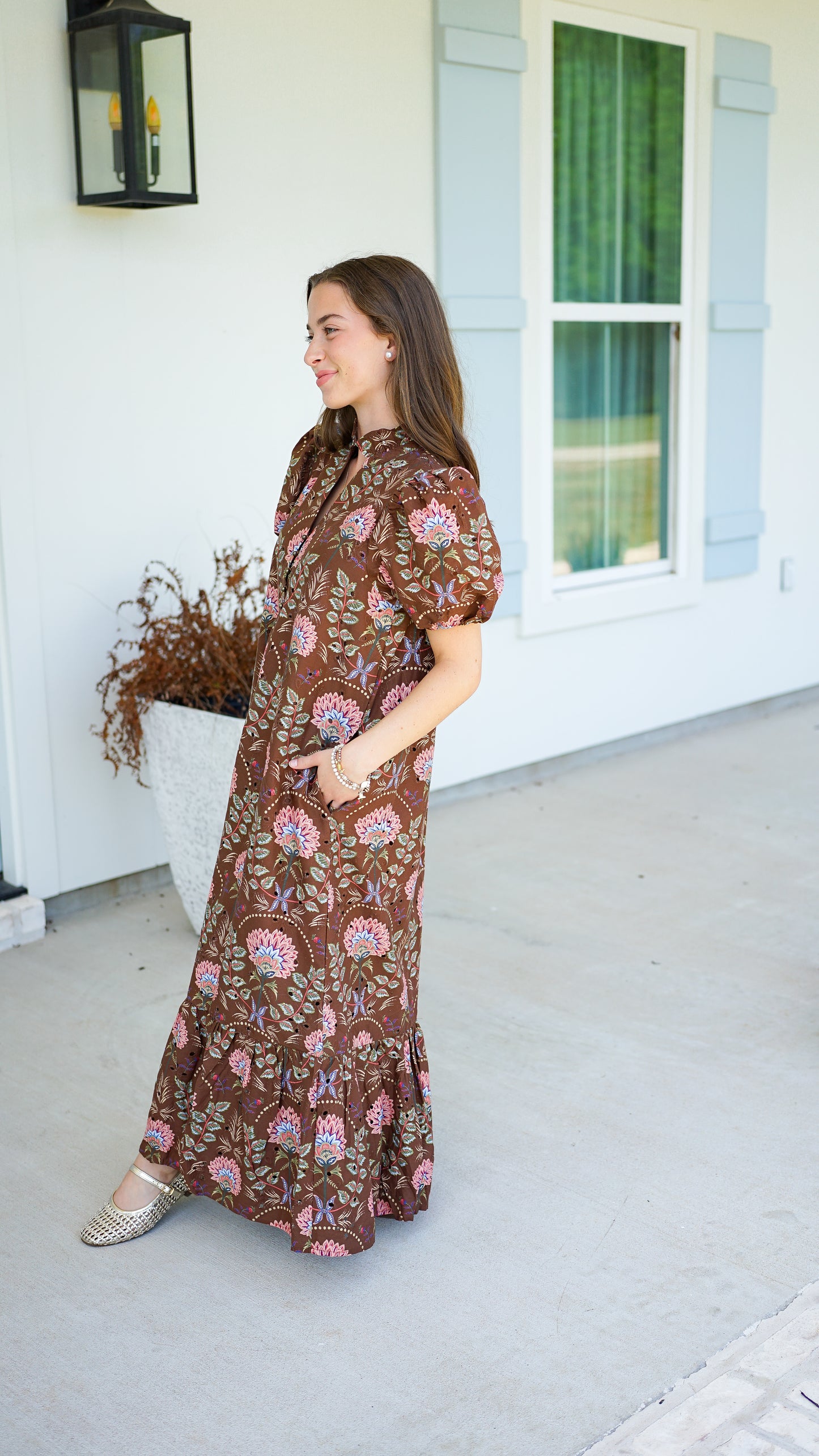 Eyelet Elegance Dress