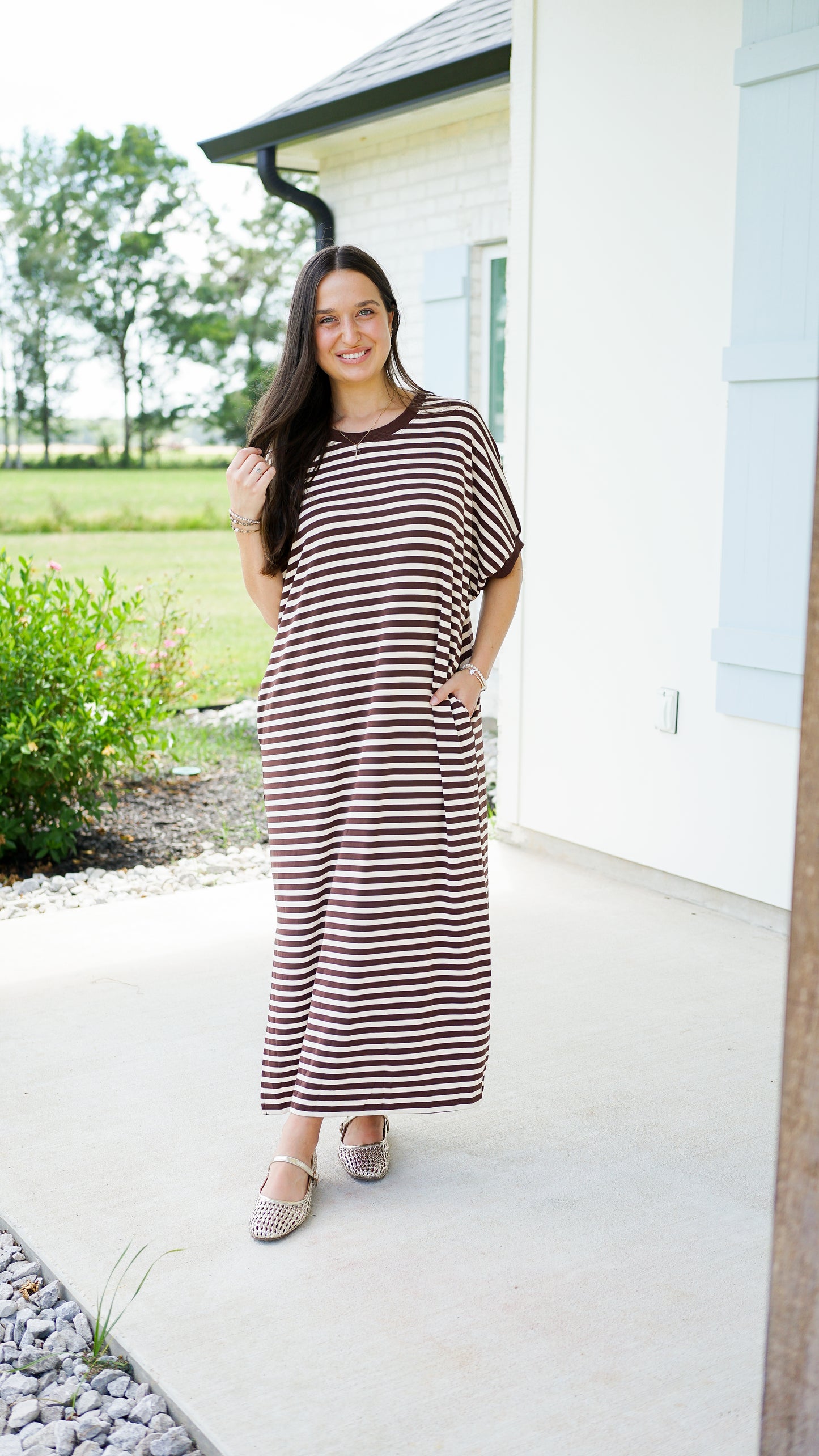 Keep It Cool Chocolate Dress