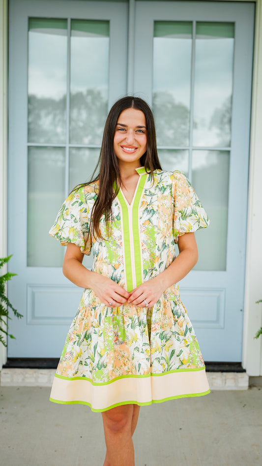 Never Say Never Peach Dress