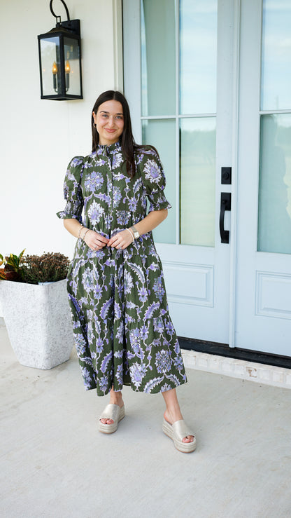 Look To Him Midi Dress