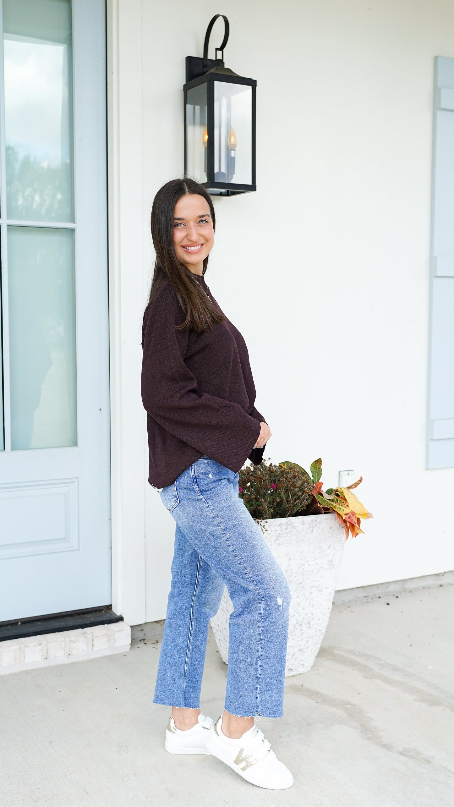 Either Way Brown Sweater