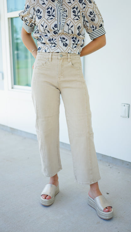 Clear It Up Latte Jeans