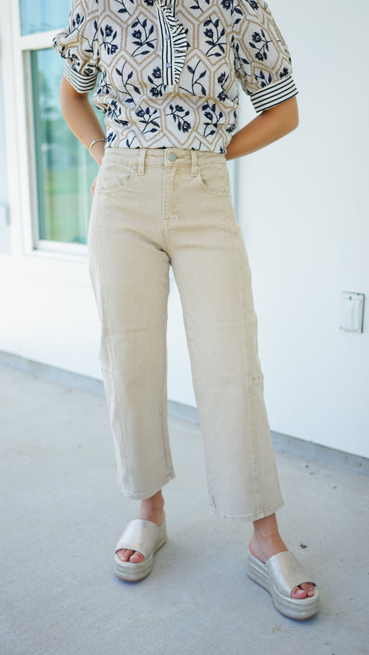 Clear It Up Latte Jeans