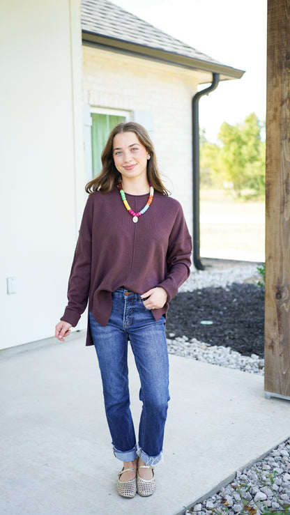 Nothing Like It Brown Sweater
