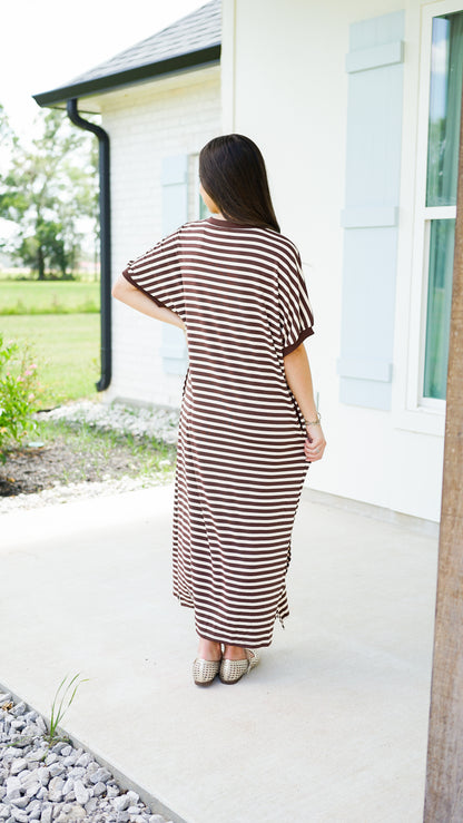 Keep It Cool Chocolate Dress