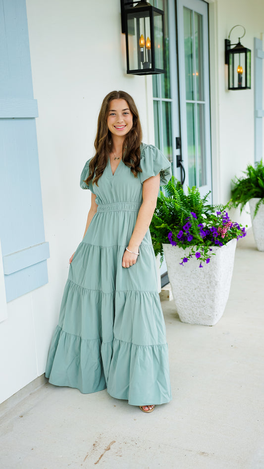 Save Me a Dance Sage Dress