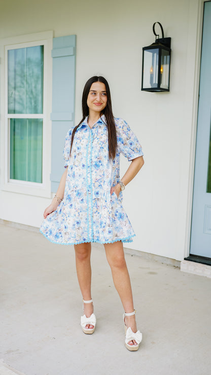 Blessings on Blessings Blue Dress