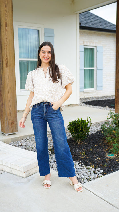 Grace Upon Grace Cream Top