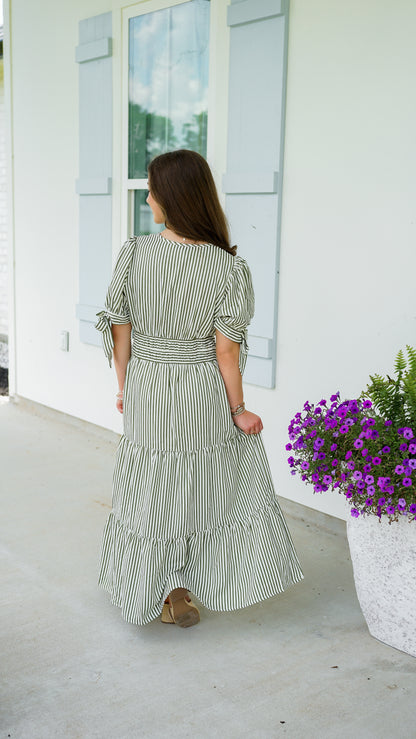 Sophisticated In Stripes Dress