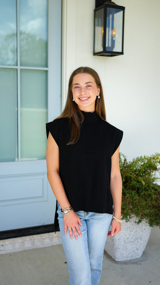 Simple and Chic Black Top