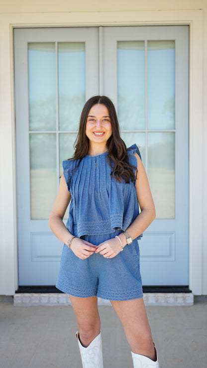 Just a Girl Denim Set