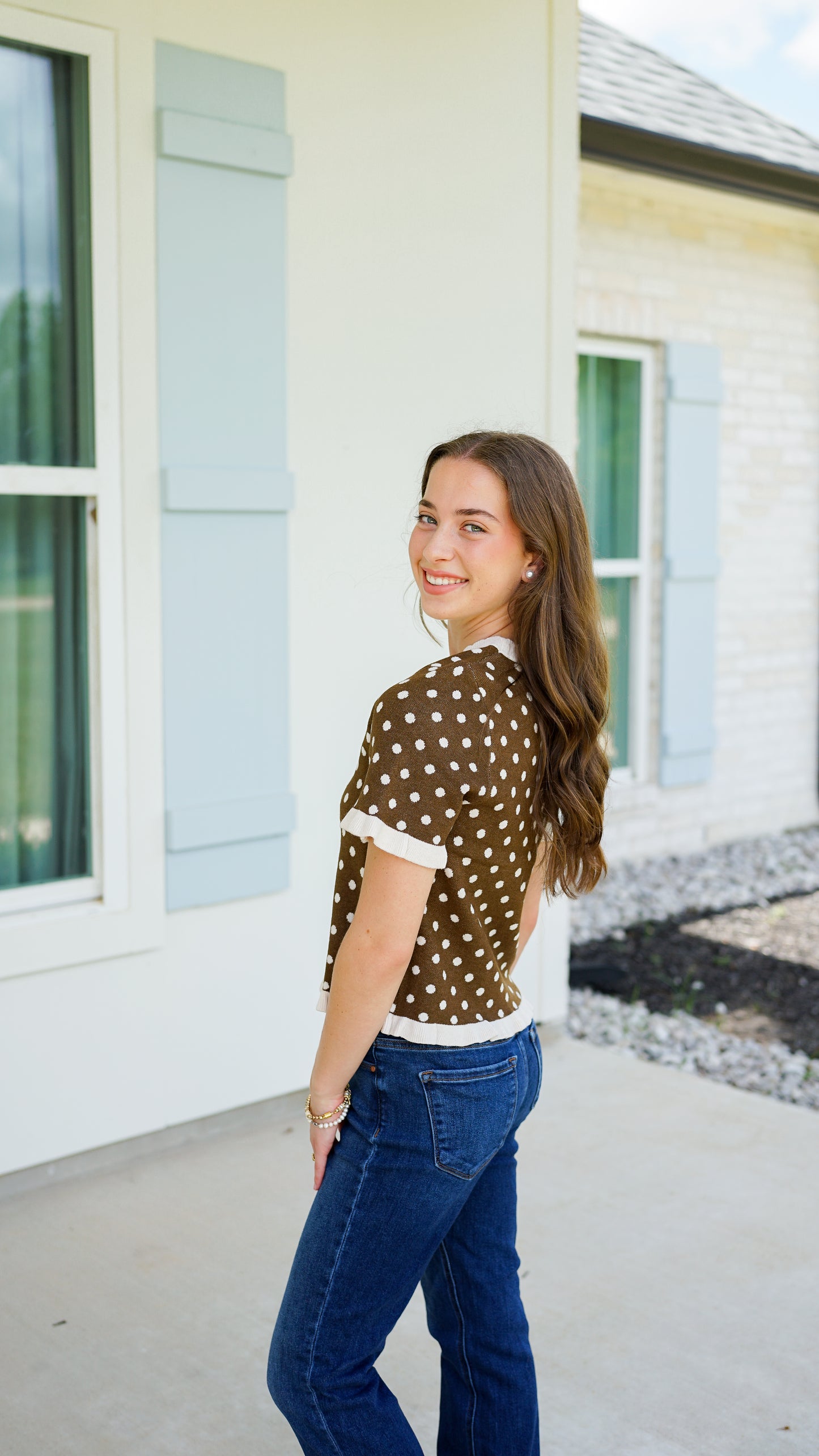 Polka Dot Pretty Top