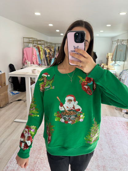 Cajun Christmas Sweatshirt