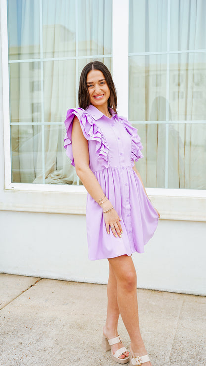 Something Beautiful Lavender Dress