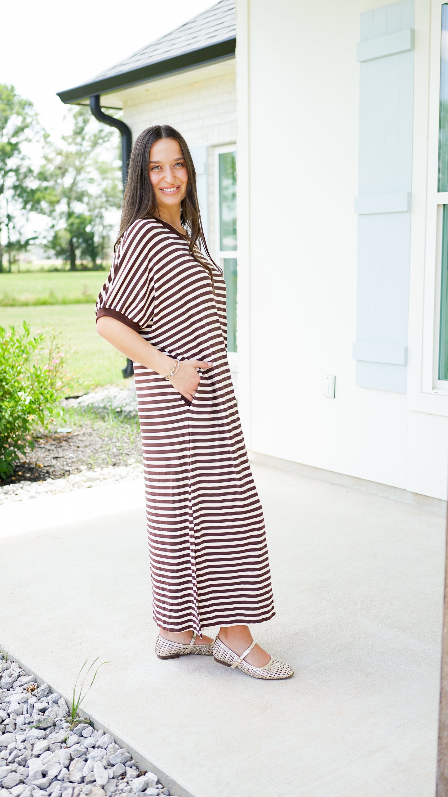 Keep It Cool Chocolate Dress