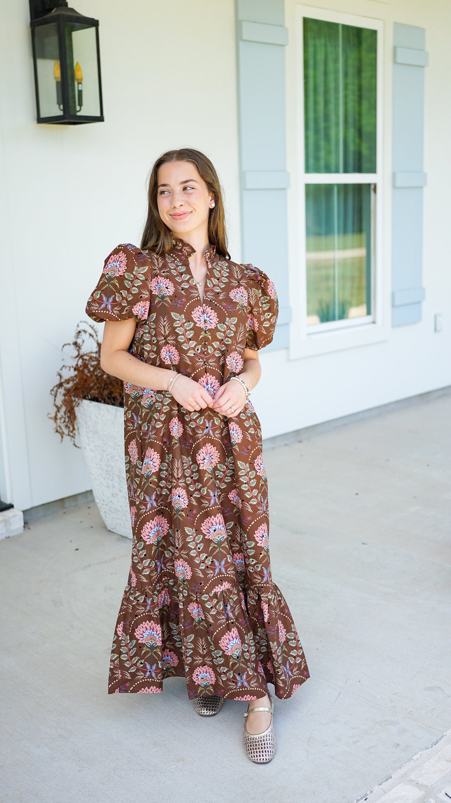 Eyelet Elegance Dress