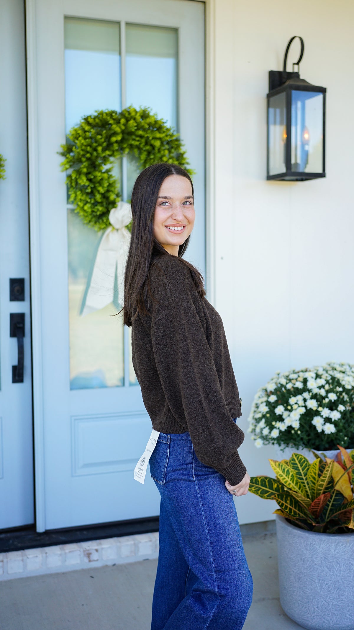 Love at First Sight Chocolate Cardigan