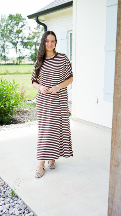 Keep It Cool Chocolate Dress