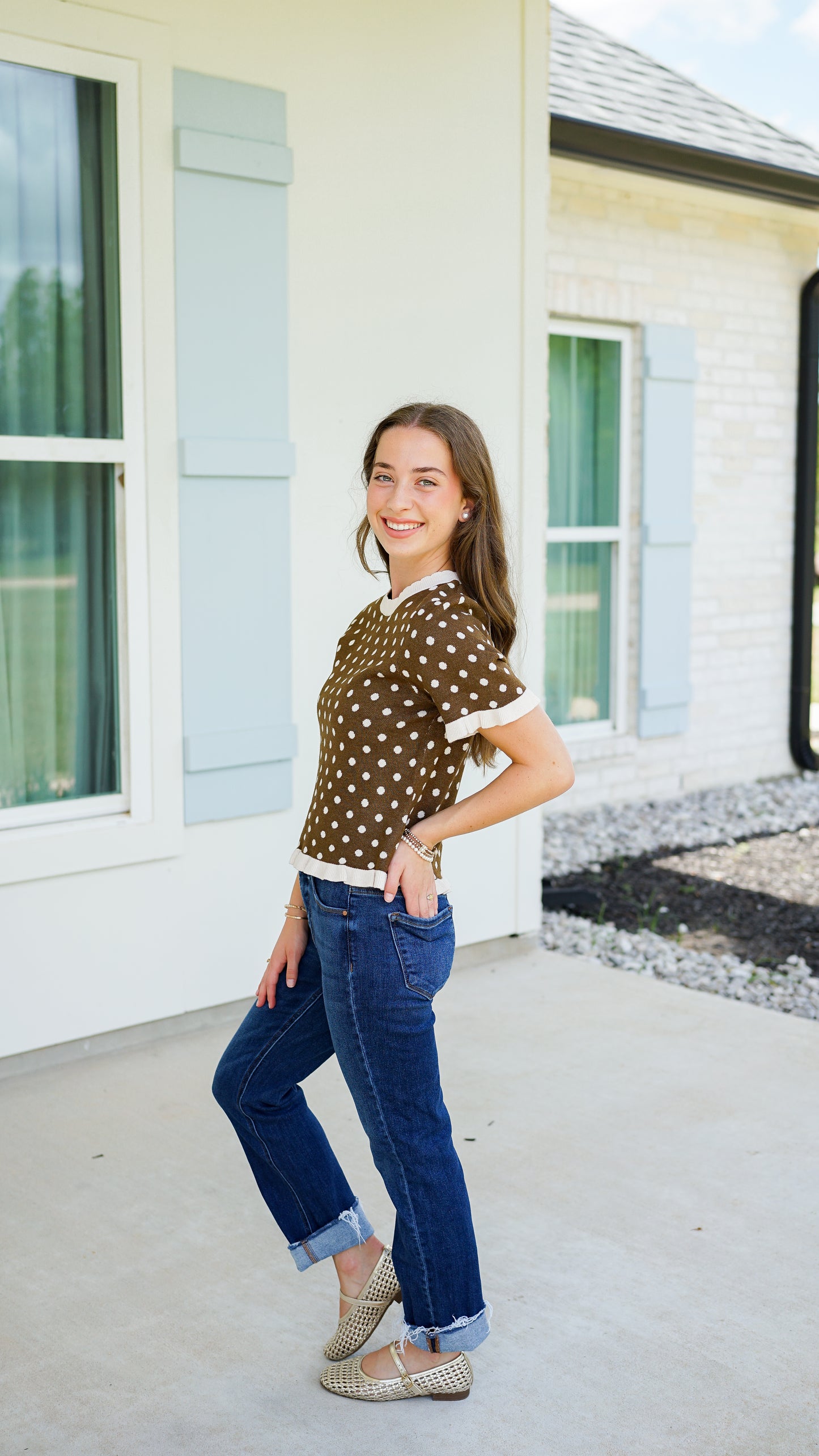 Polka Dot Pretty Top
