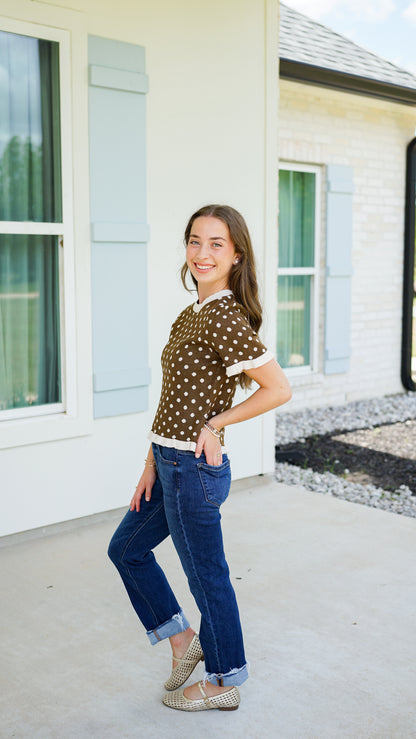 Polka Dot Pretty Top