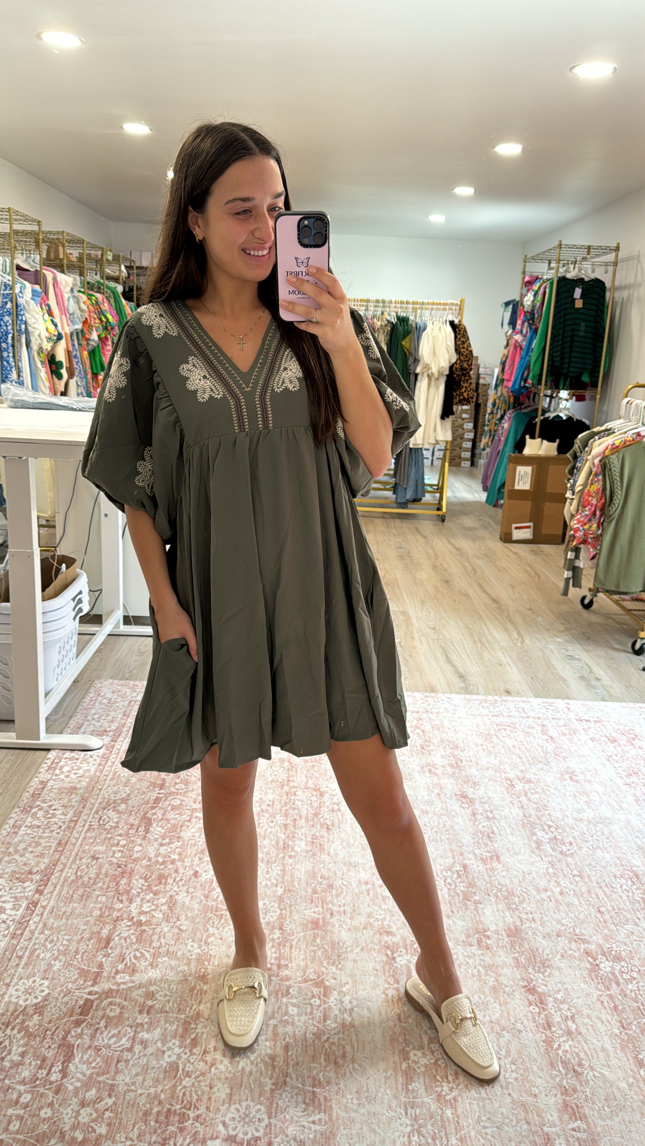 Long Live Olive Dress