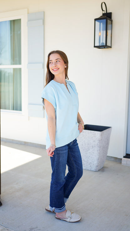 Easy Going Blue Top