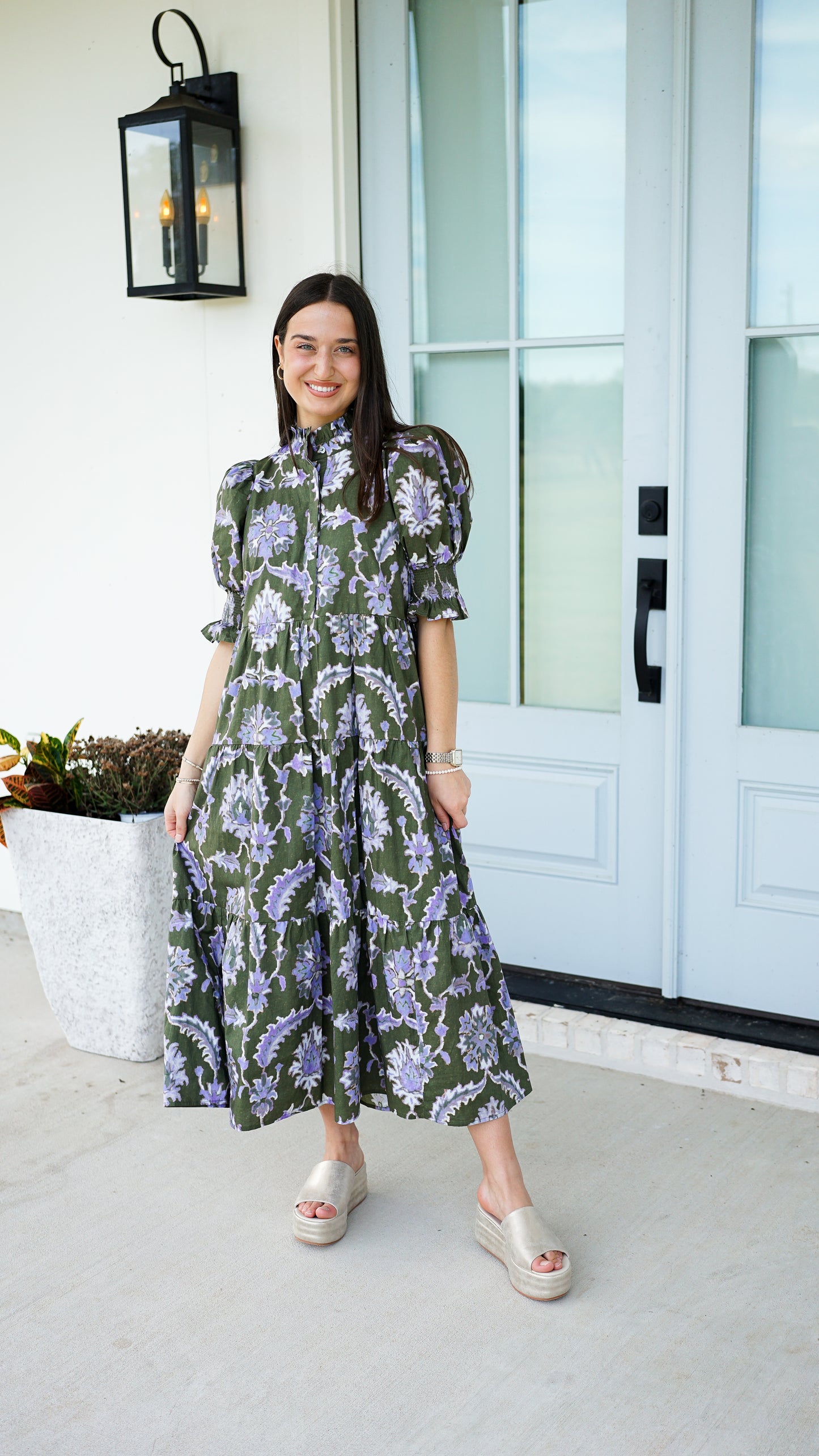 Look To Him Midi Dress