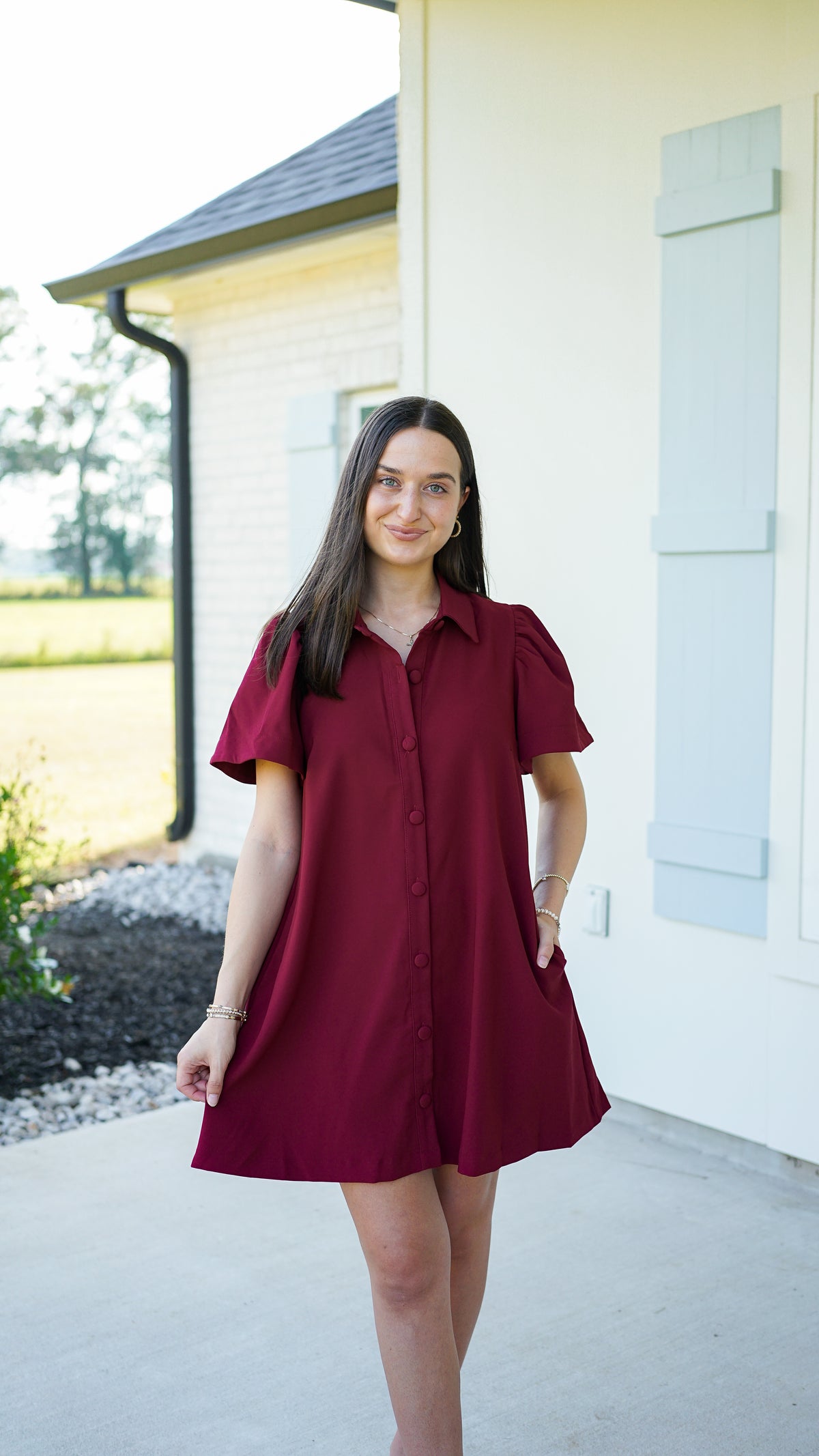 Keep It Classy Wine Dress