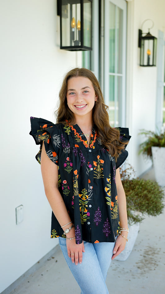 Fall In Love With Floral Top