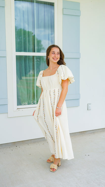 Romance In Floral Dress