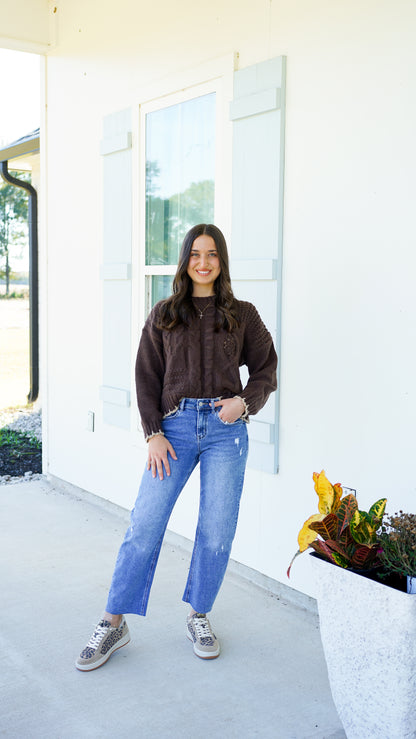 Better In Brown Sweater