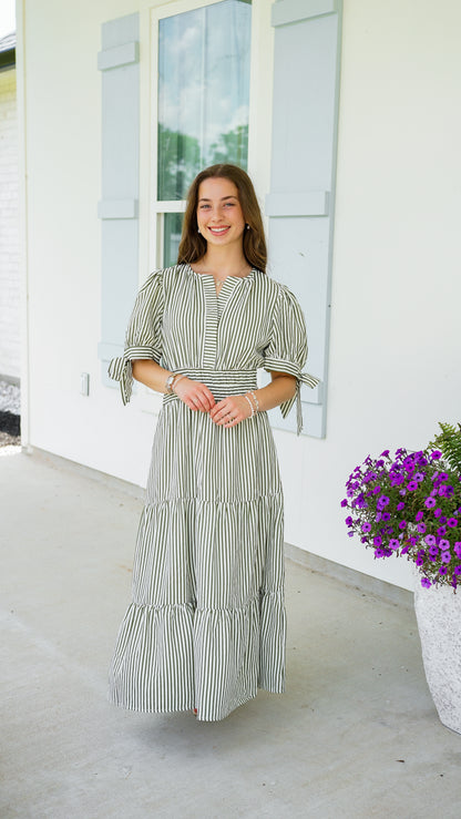 Sophisticated In Stripes Dress