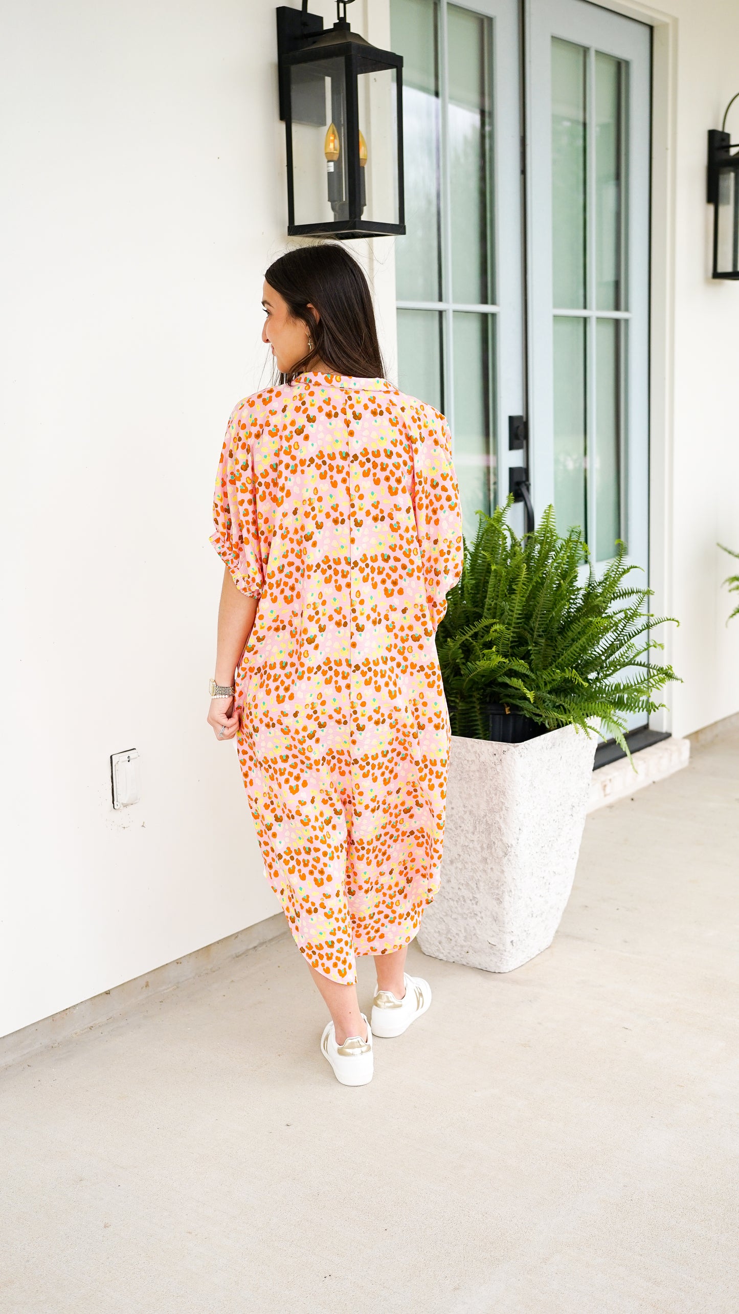 Pretty and Playful Peach Dress