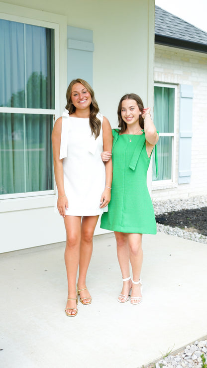 Beauty and Bows White Dress